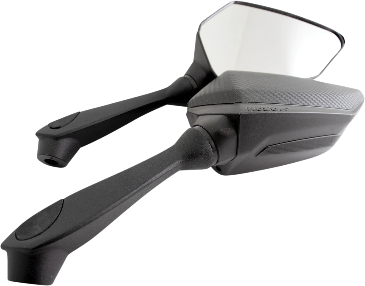 KOSO NORTH AMERICA Mirrors - Sprint - Side View - Kidney - Black SA000003