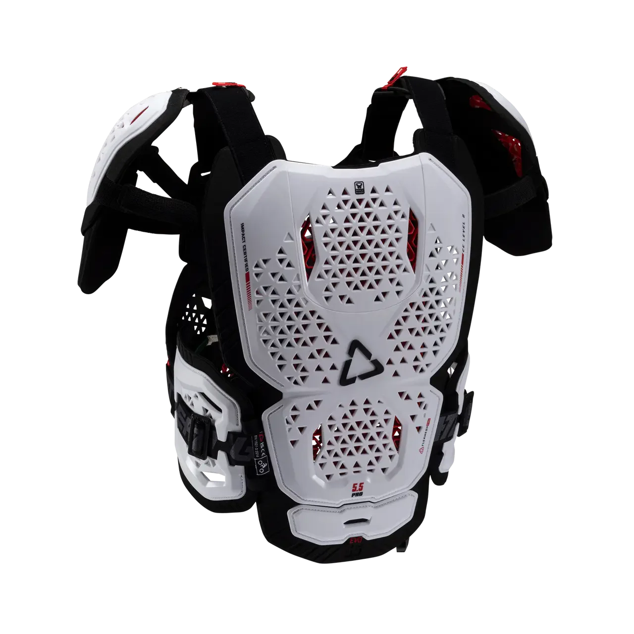 Leatt - Chest Protector 5.5 Pro Evo - White - S/M (open box) - Image 5