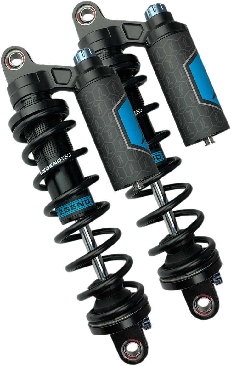 LEGEND SUSPENSION REVO ARC Piggyback Shocks - Standard - Black - 13" - '84-'00 FXR 1310-1898 - Image 3