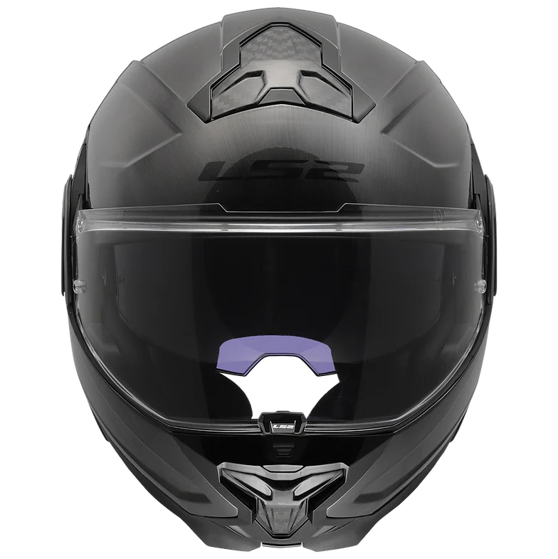 LS2 - Advant II Jeans Gloss Gray Modular Helmet - Image 8