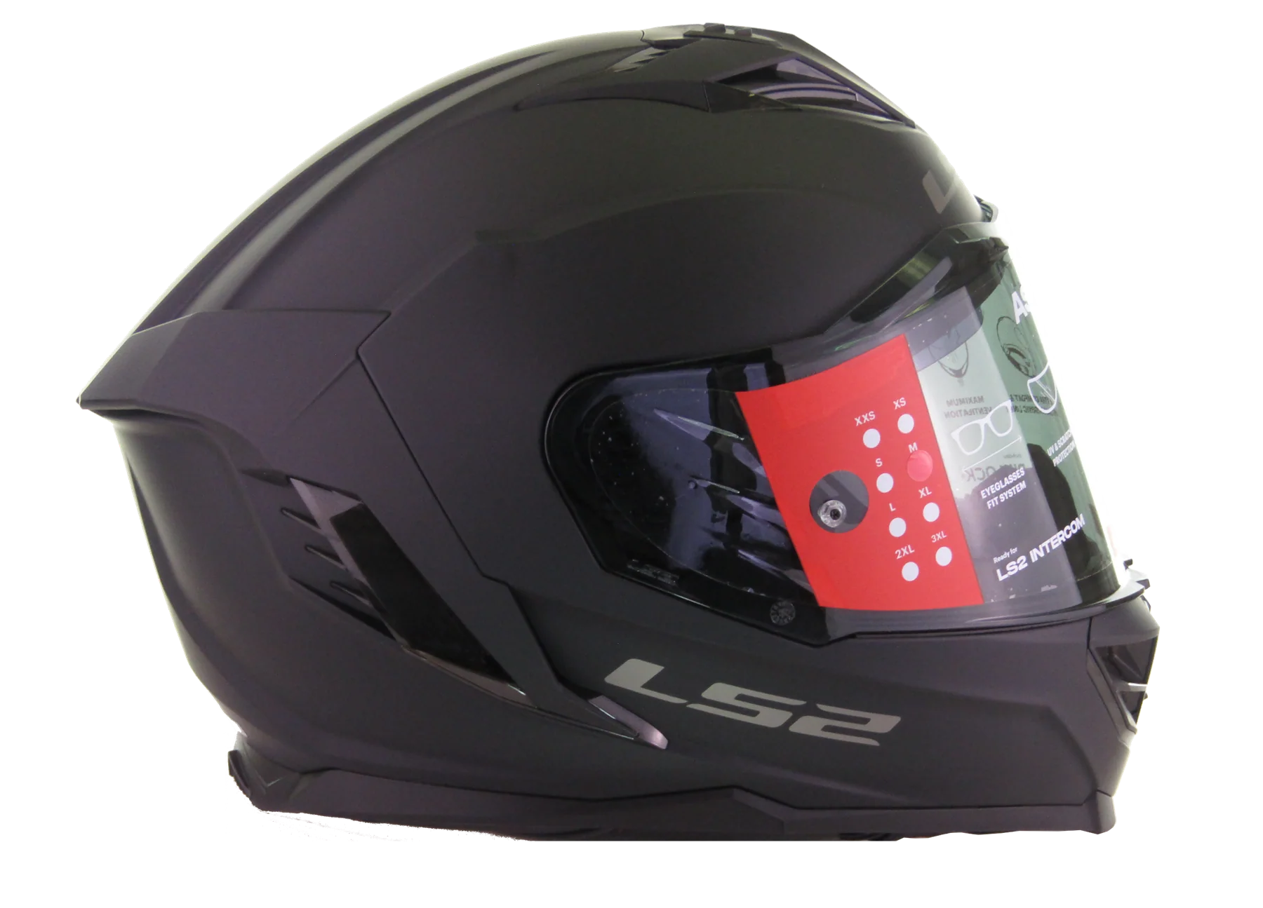 LS2 Assault III Solid Matte Black - Image 3