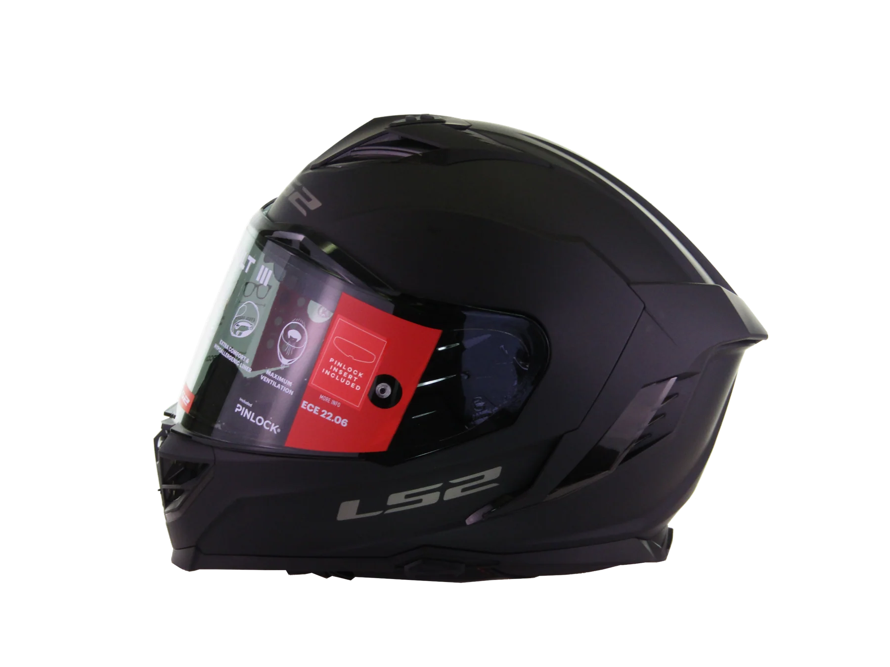 LS2 Assault III Solid Matte Black - Image 4