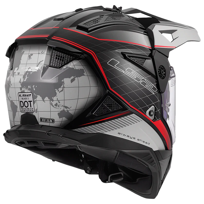 LS2 - Blaze II Adventure Helmet 100th Meridian - Image 3