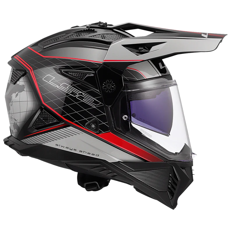 LS2 - Blaze II Adventure Helmet 100th Meridian - Image 4