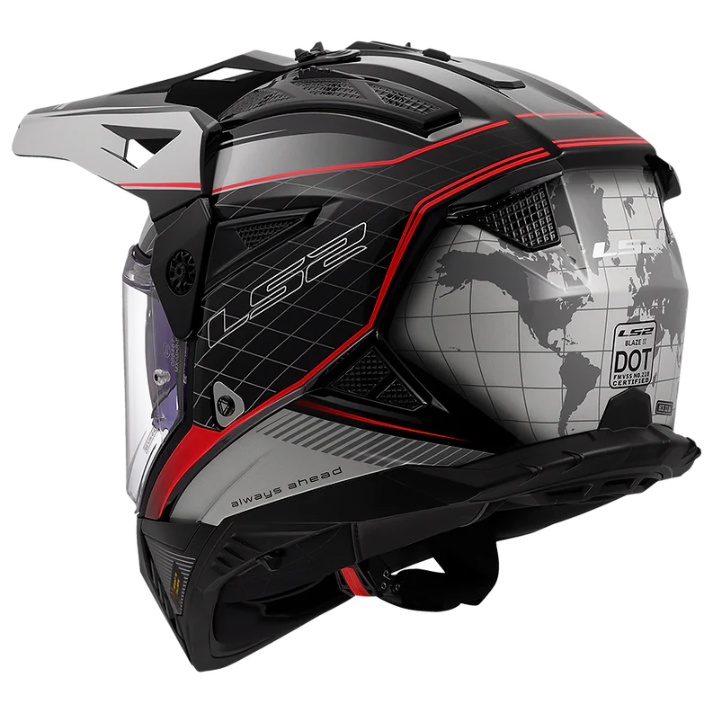 LS2 - Blaze II Adventure Helmet 100th Meridian - Image 7