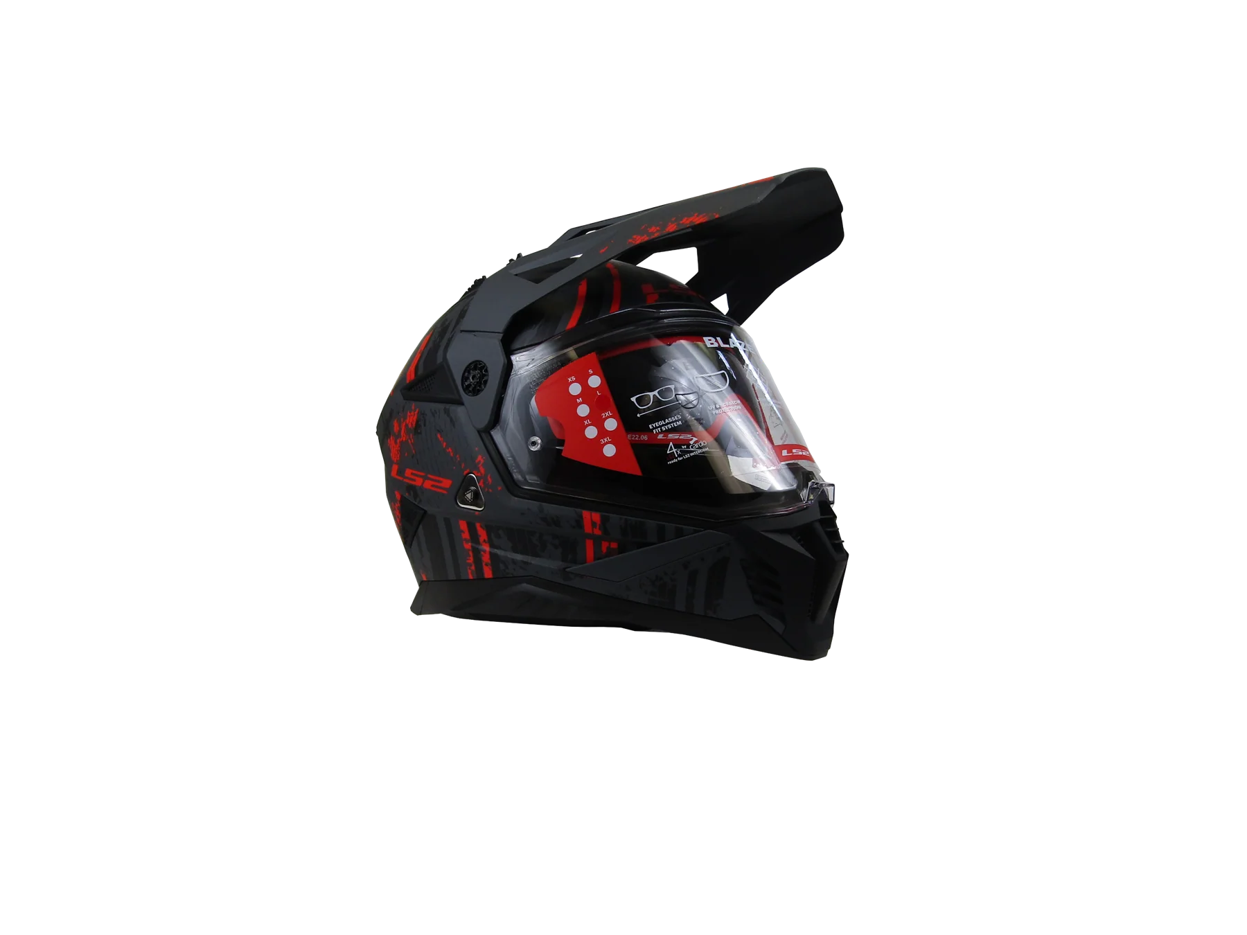 LS2 - Blaze II Adventure Helmet - Crazy - Image 10