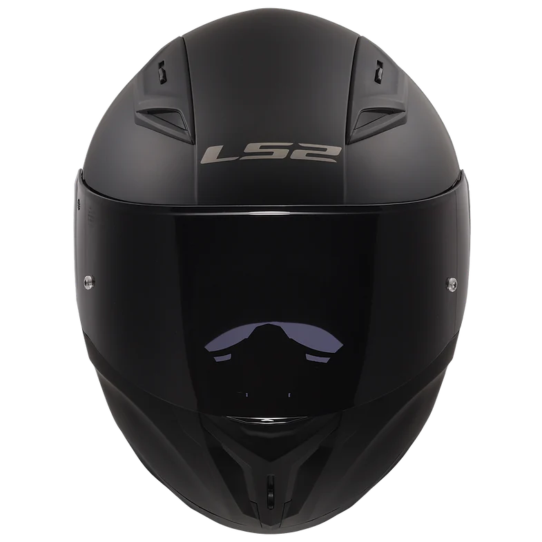 LS2 Centric Motorcycle Helmet w/ Dk Smoke Shield Matte Blk - Image 2