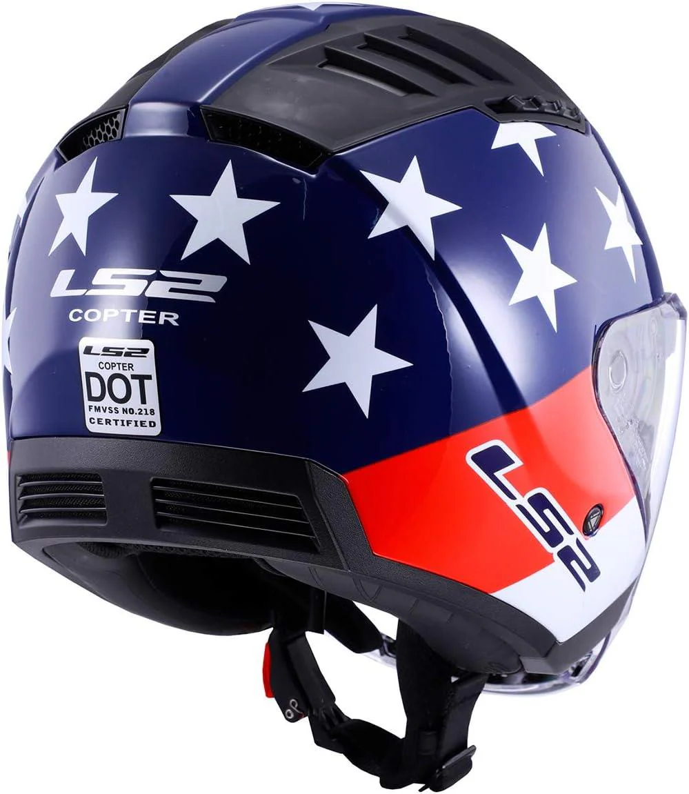 LS2 - Copter American Open Face Helmet - Image 7