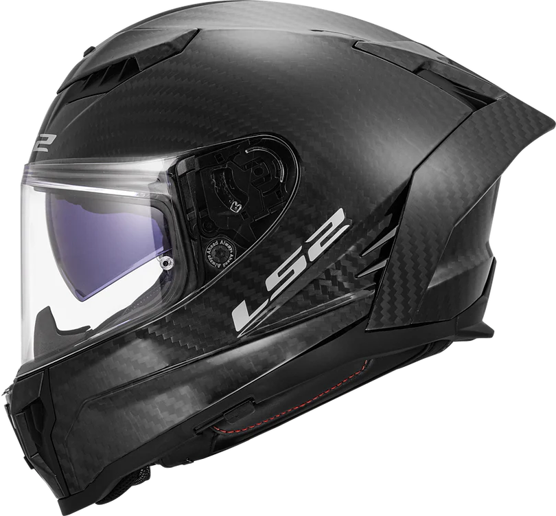 LS2 Dragon Gloss Solid Matte Carbon - Image 5