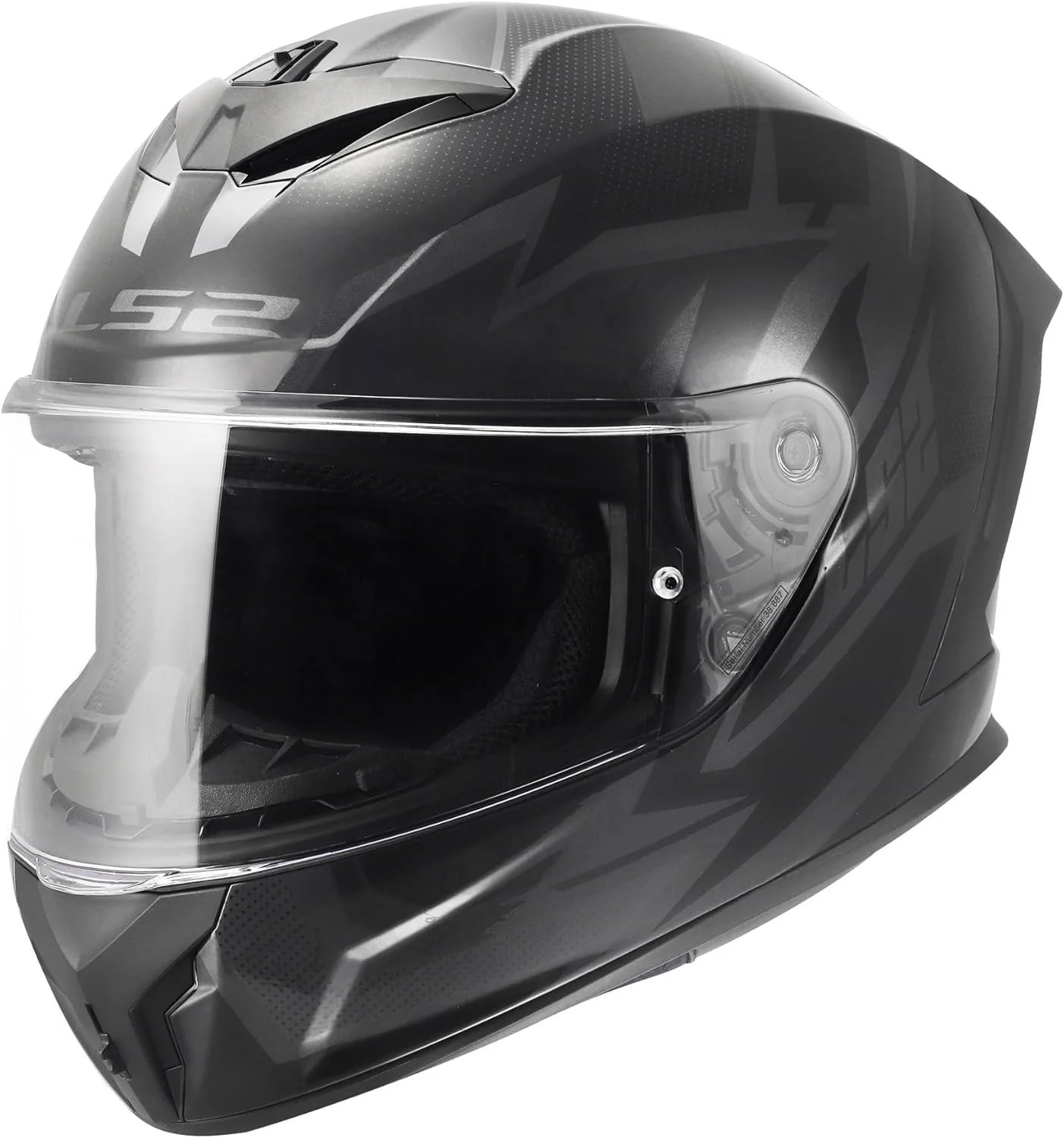 LS2 Rapid III Motorcycle Helmet Xtrem Black/Gray