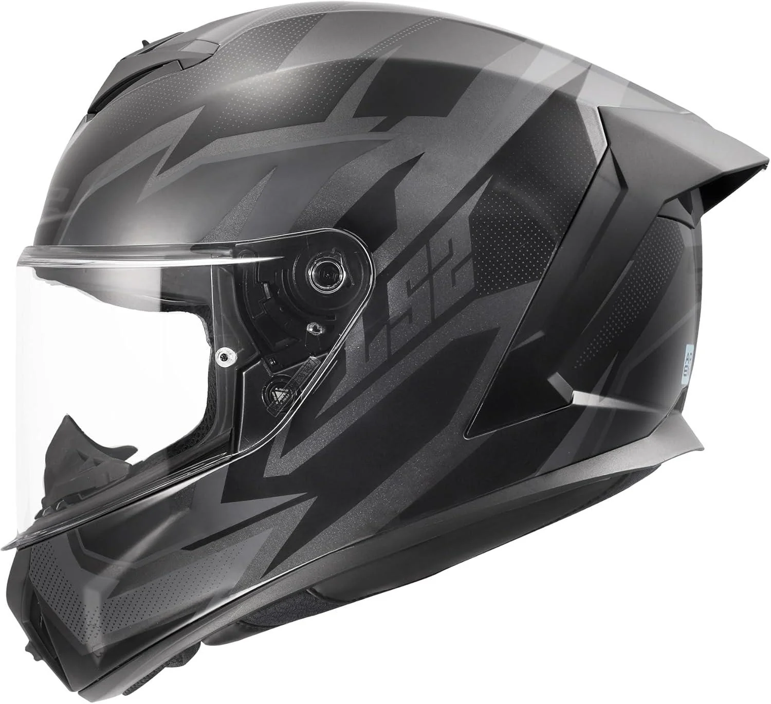 LS2 Rapid III Motorcycle Helmet Xtrem Black/Gray - Image 7
