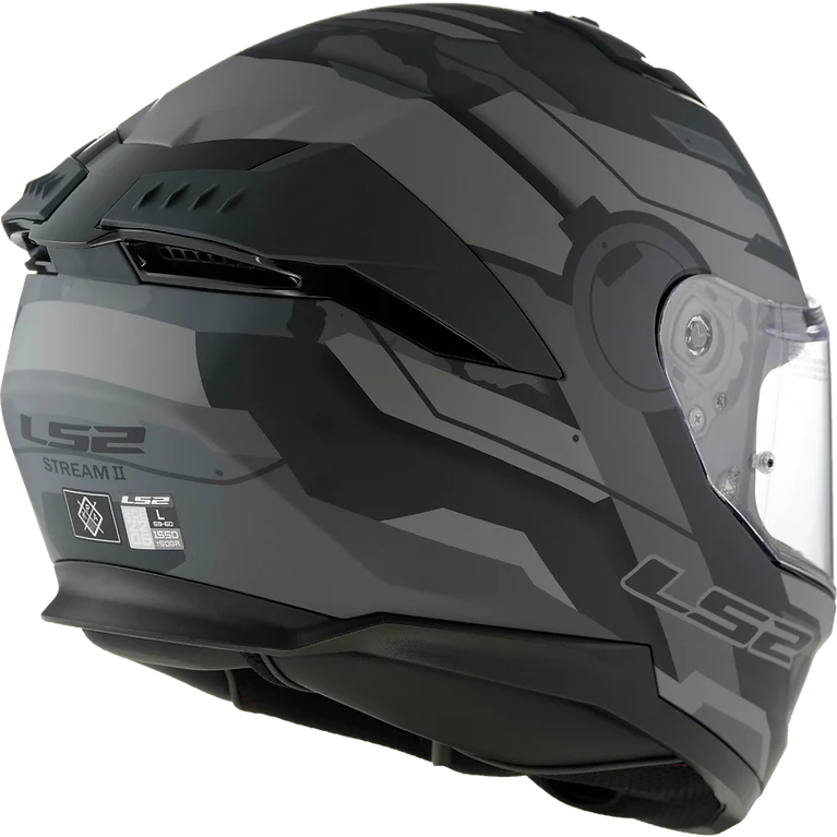 LS2 - Stream II Shadow Full Face Helmet - Image 7