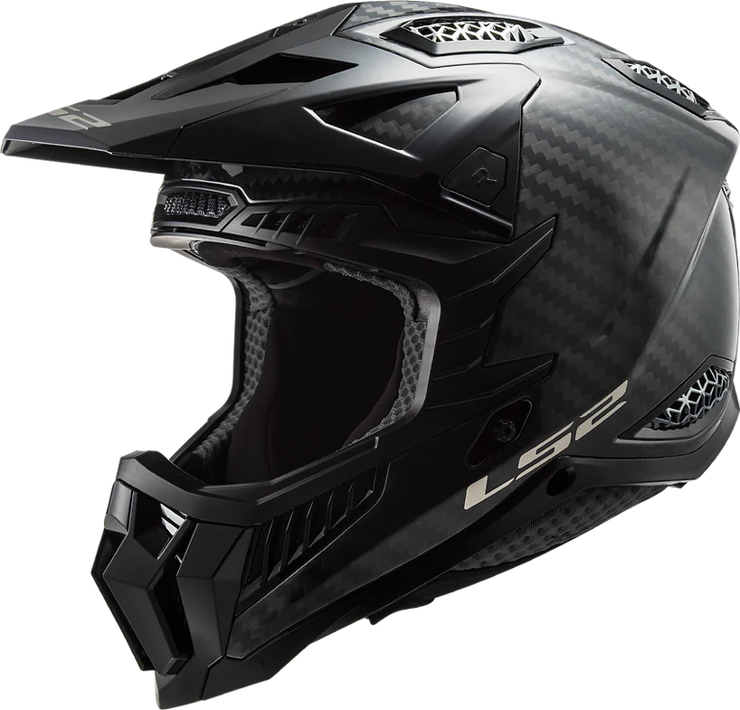 LS2 - X Force Carbon Motocross Helmet - Matte Carbon - Image 3