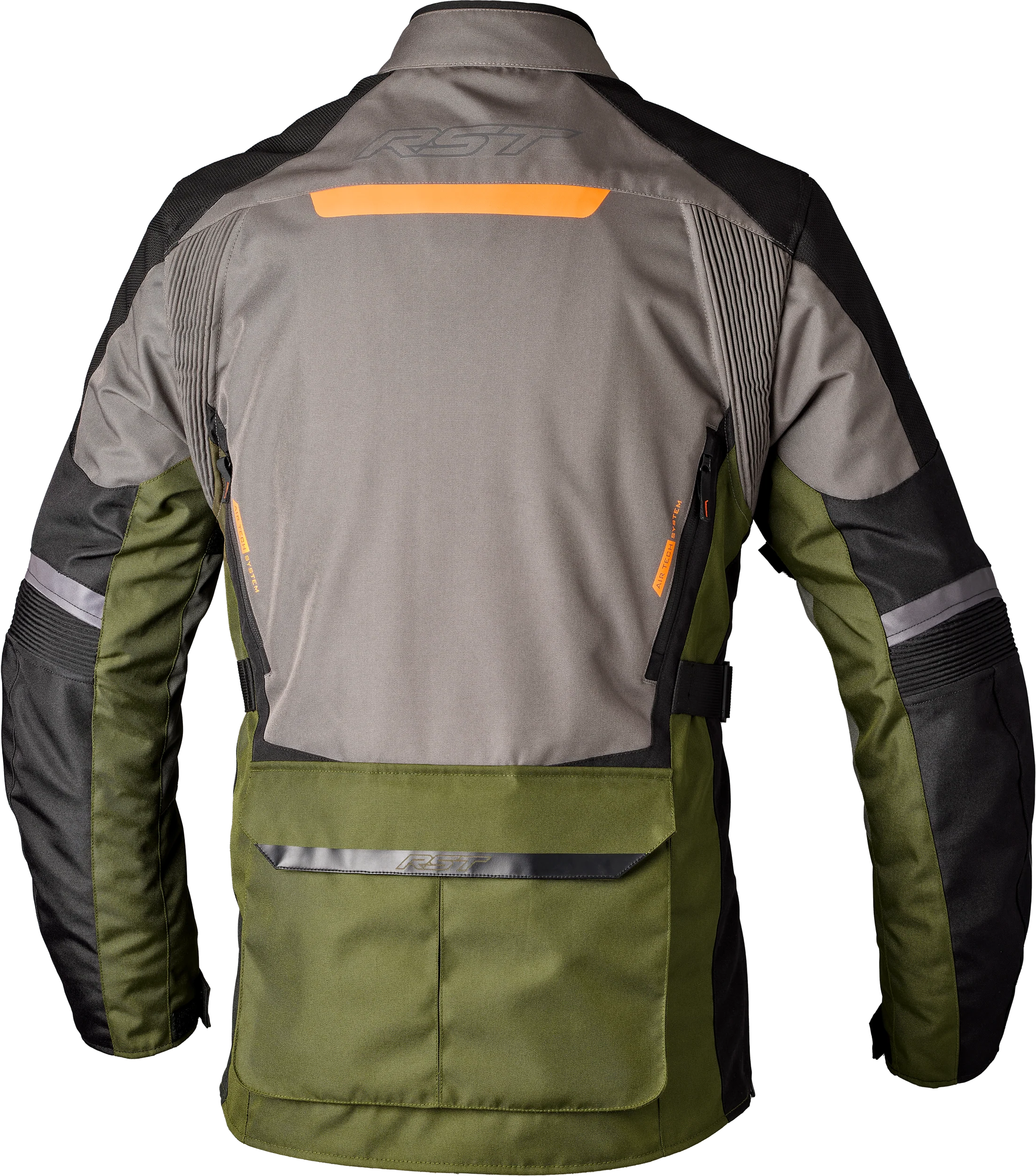 Maverick Evo Ce Jacket Khaki/Grey/Orange Textile Md - Image 2