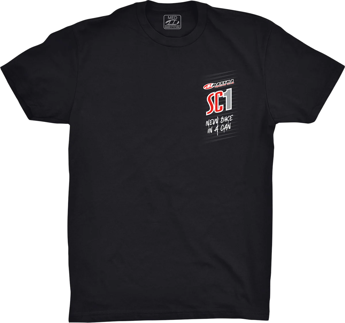 MAXIMA RACING OIL Maxima SC1 Short-Sleeve T-Shirt - Black - Large 10-10019-BLK-LR - Image 2