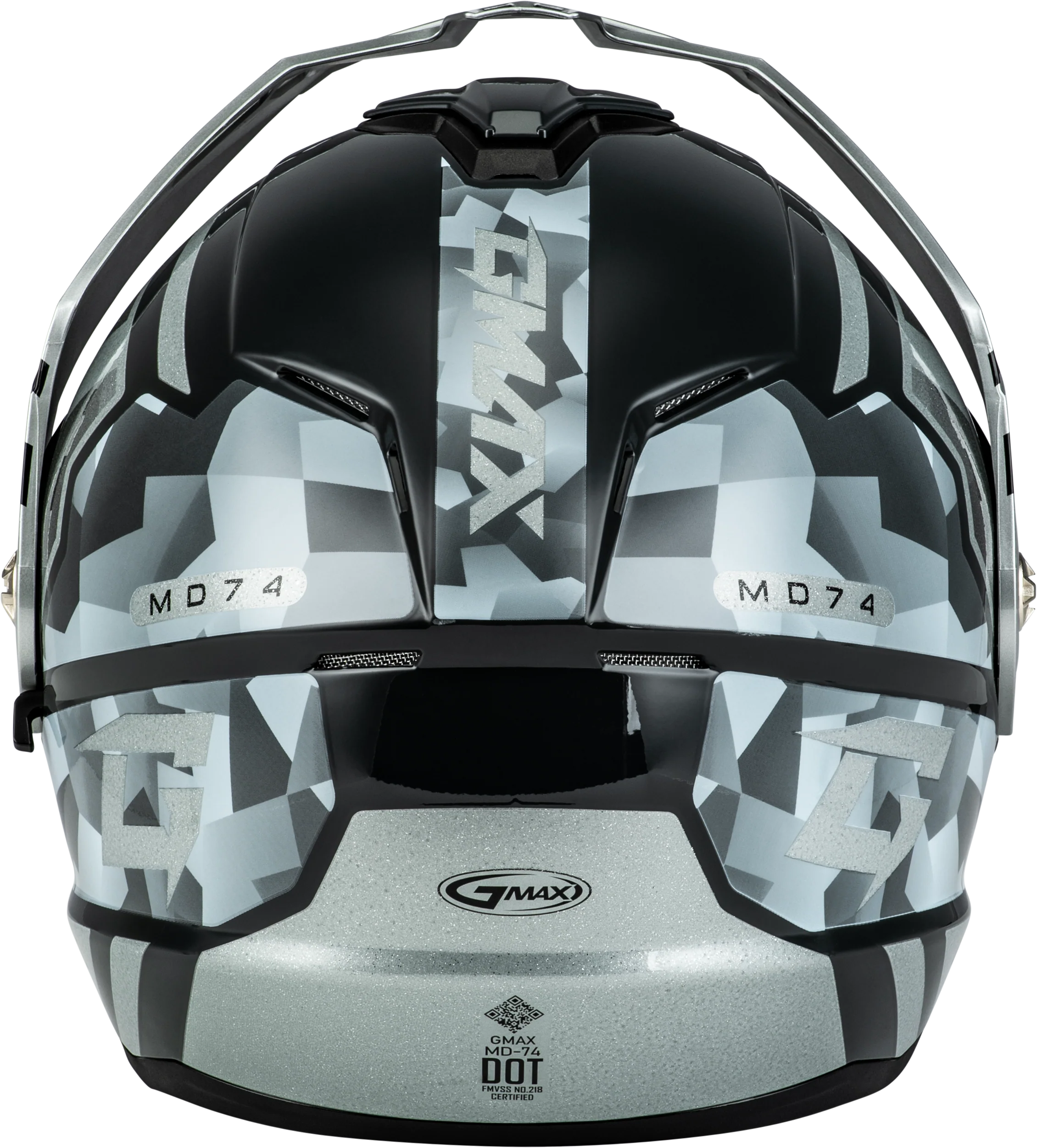 Md 74 Striker Modular Helmet W Slvr Shield Slvr/Blu Mtlc 3x - Image 2