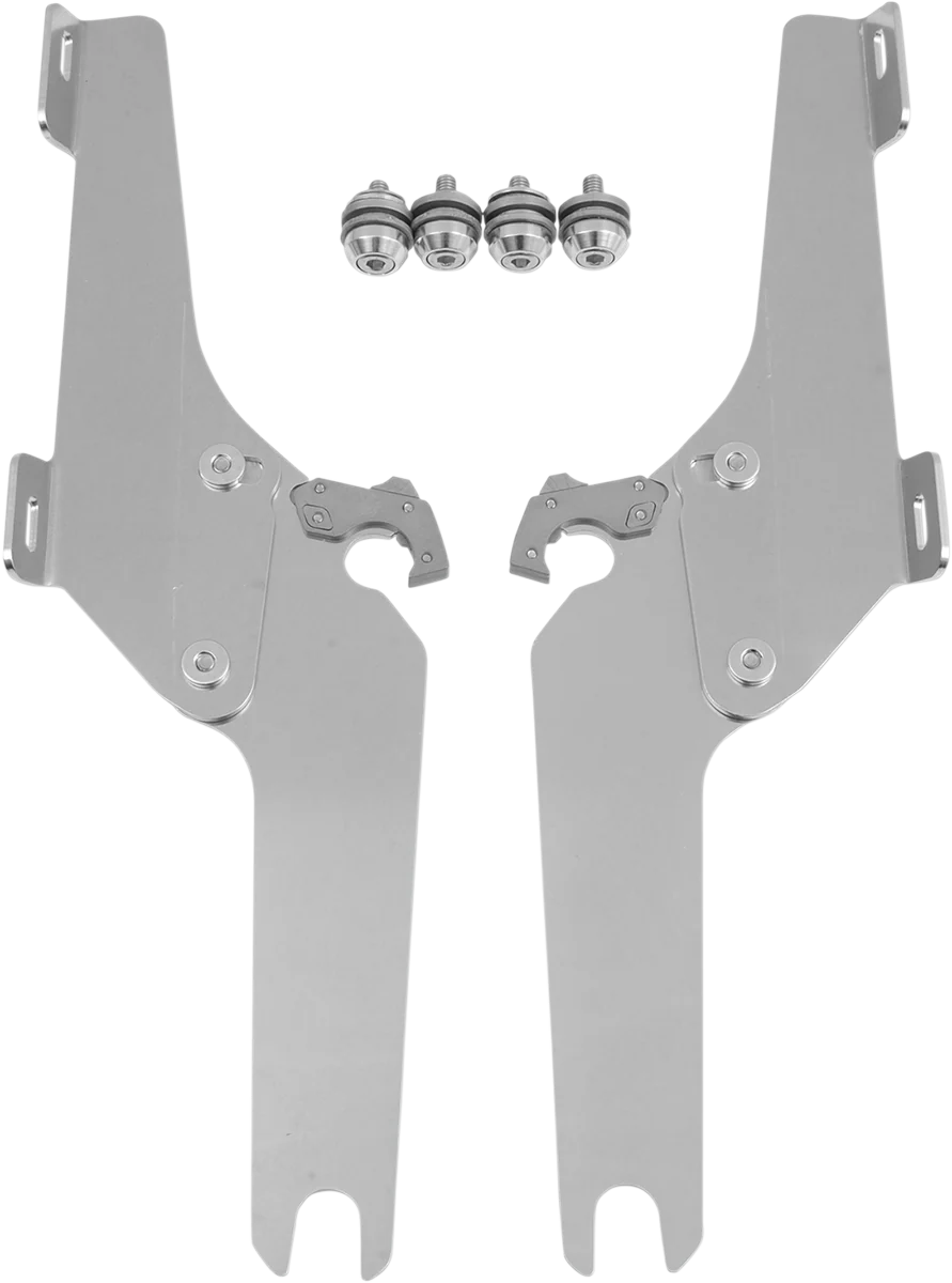 MEMPHIS SHADES Batwing Trigger Lock Mounting Kit - VN 1600 - Polished MEK1940