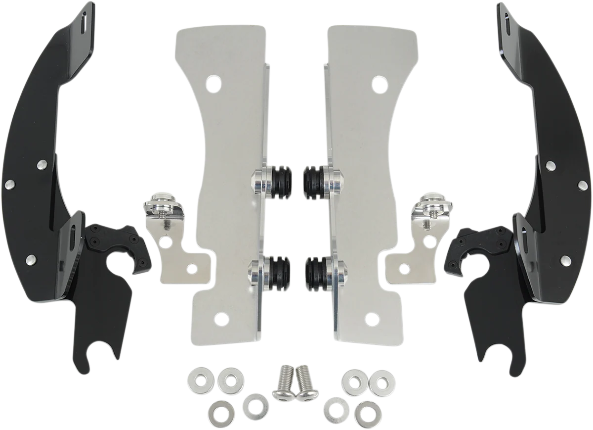 MEMPHIS SHADES Batwing Trigger Lock Mounting Kit - XV16/17 - Black MEM8998