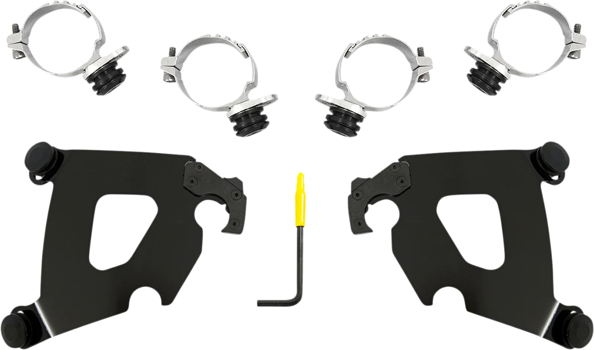 MEMPHIS SHADES Cafe Mounting Kit - Black - XL MEB2058