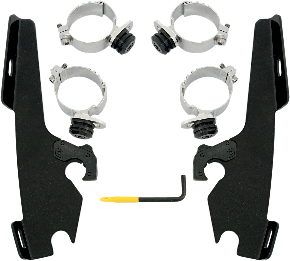 MEMPHIS SHADES Fats/Slim Trigger Lock Mounting Kit - Fury - Black MEB1960