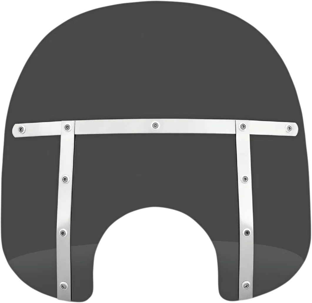 MEMPHIS SHADES Fats Windshield - 15" - Headlight - Dark Black Smoke MEM31210