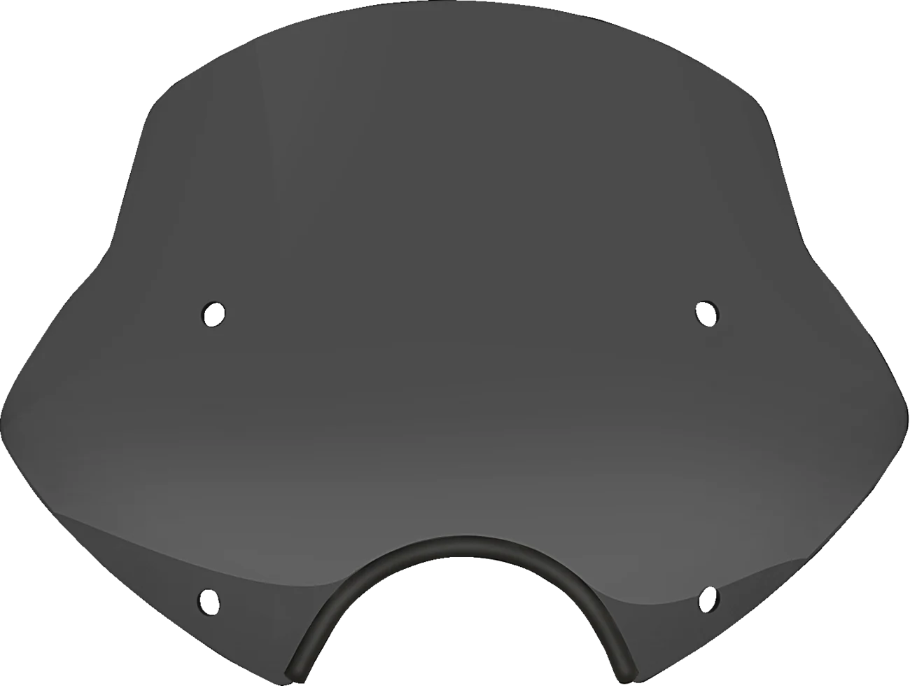 MEMPHIS SHADES Speed Demon Sportshields - 13" - 7" Headlight Cutout - Dark Black Smoke MEP54310