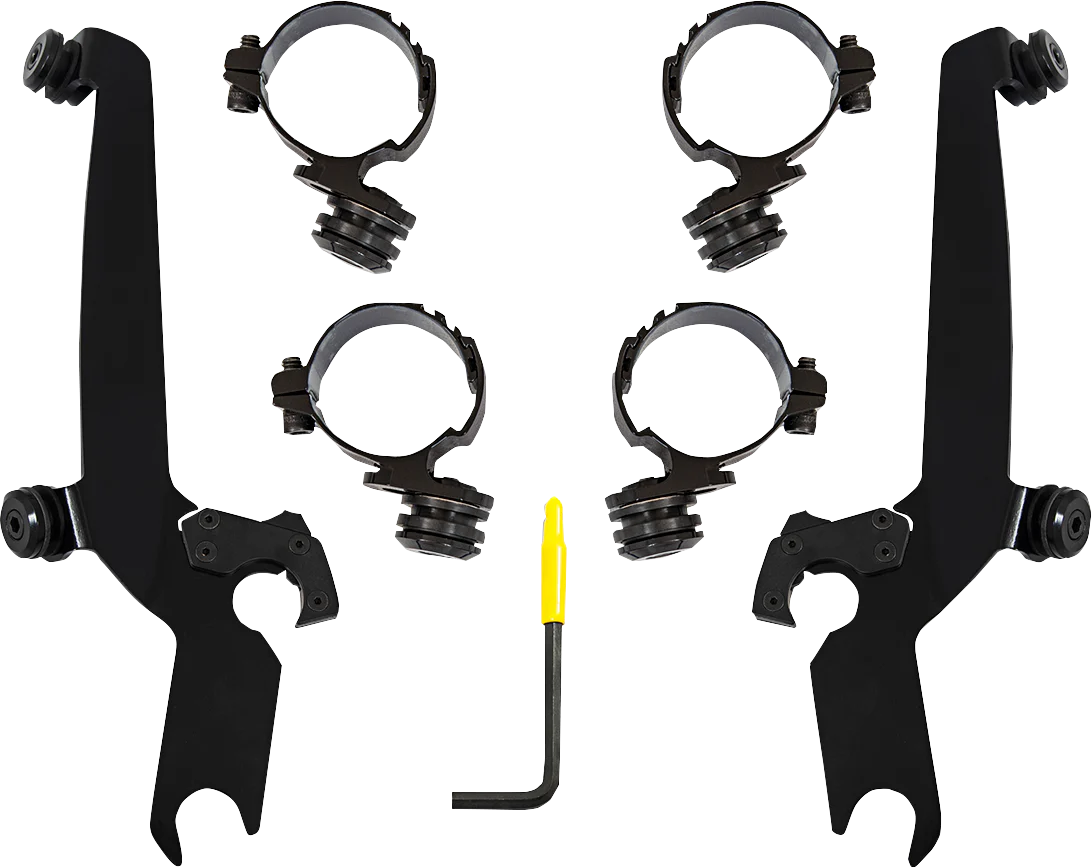 MEMPHIS SHADES Sportshield Mounting Kit - Black - Honda MEB2066