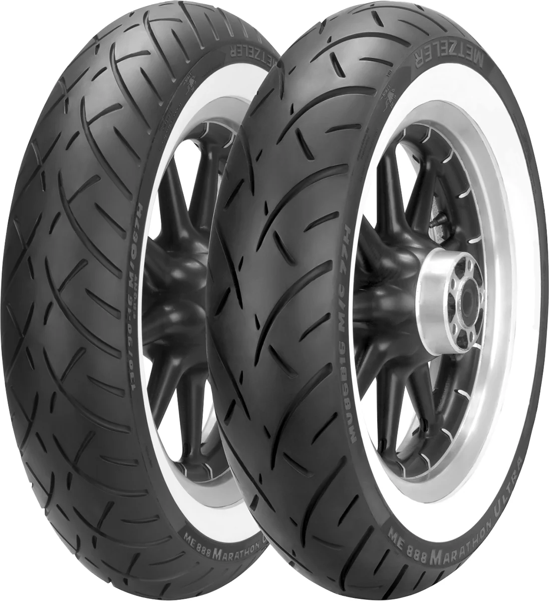 METZELER Tire - ME 888 Marathon™ Ultra - Rear - 130/90B16 - Wide Whitewall - 73H 2408300