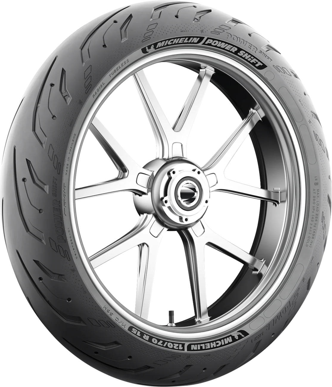 MICHELIN Tire - Power Shift - Front - 120/70R17 - 58H 63557 - Image 3