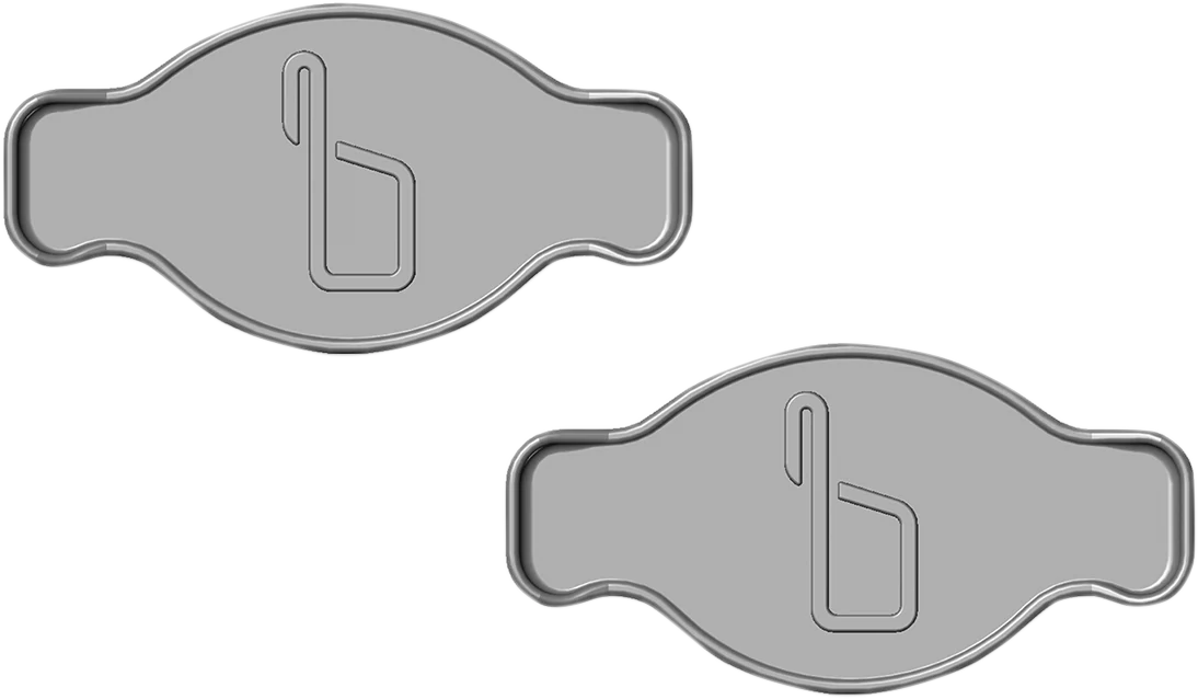 MOBIUS Pad Replacement Kit - Black - Large 2040204