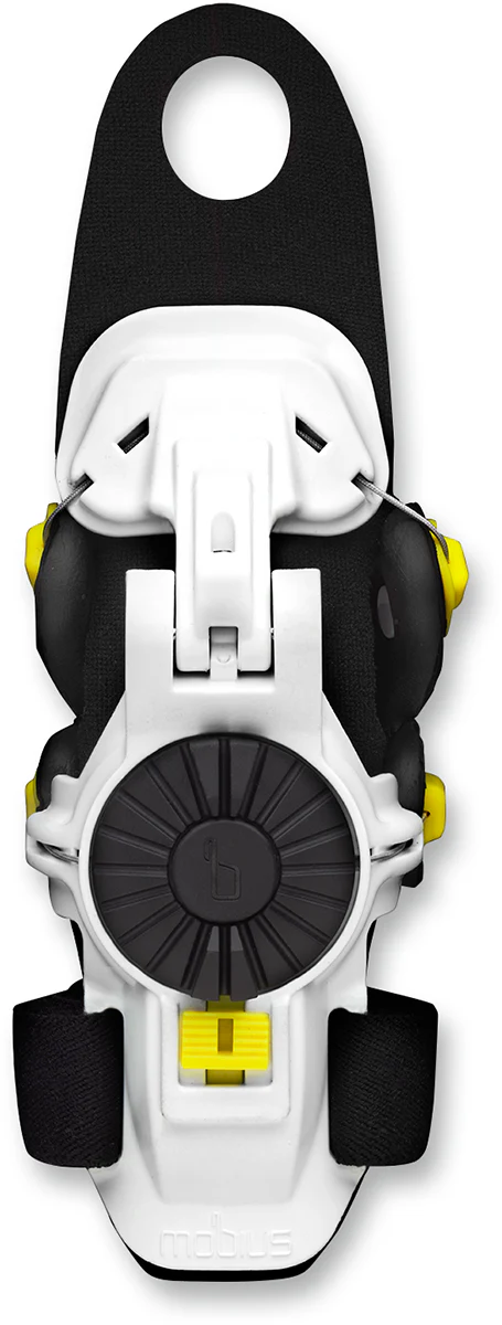 MOBIUS X8 Wrist Brace - White/Acid Yellow - S/M 6010110 - Image 3