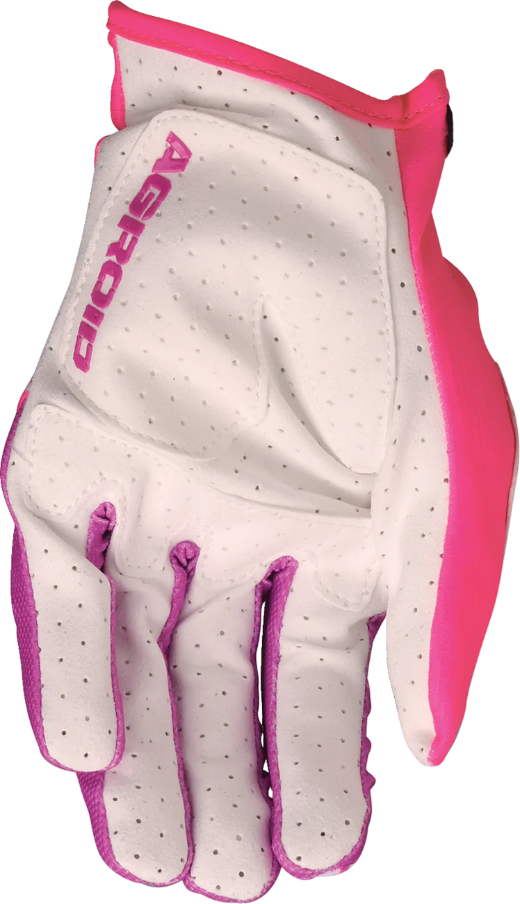 MOOSE OFFROAD Agroid™ Pro Gloves - Pink/White - Small 3330-8097 - Image 2
