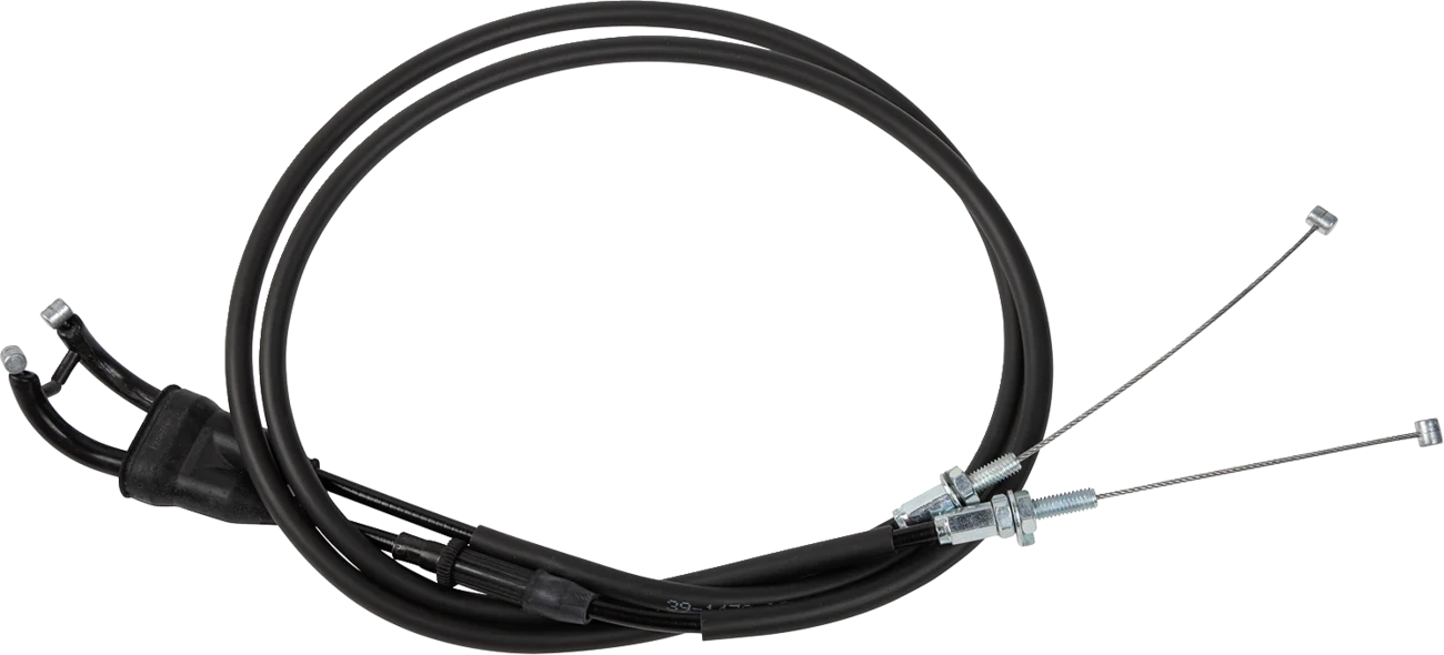 MOOSE OFFROAD Black Vinyl Throttle Cable - Stock Length - Honda CRF 45-1279