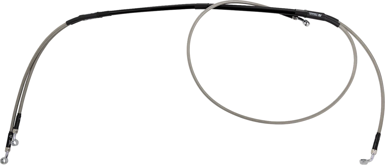 MOOSE OFFROAD Brake Line Pair - Stainless Steel B05-1-019/P