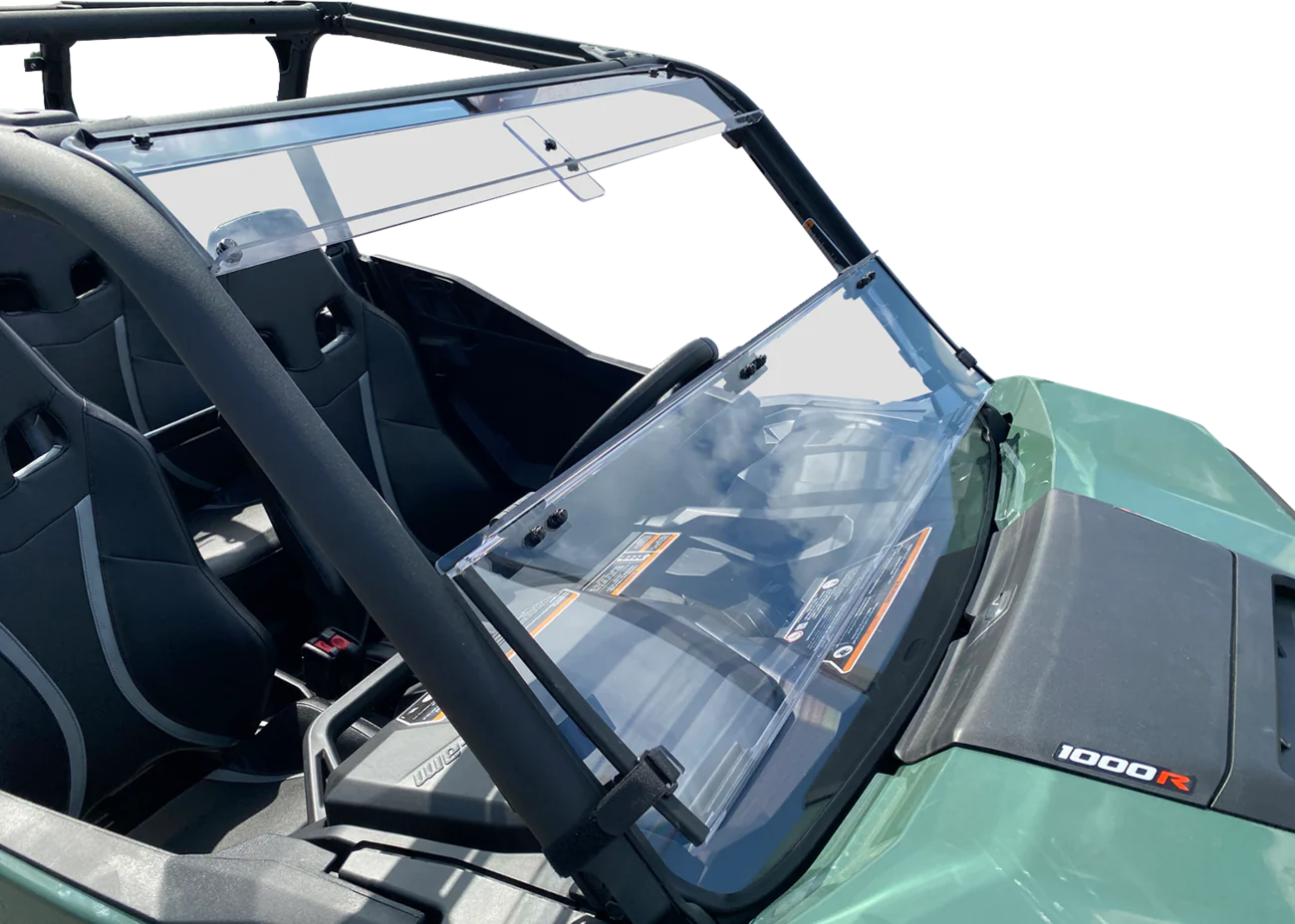 MOOSE OFFROAD Full Folding Windshield - Deluxe - Can-Am V000348-12200M - Image 3