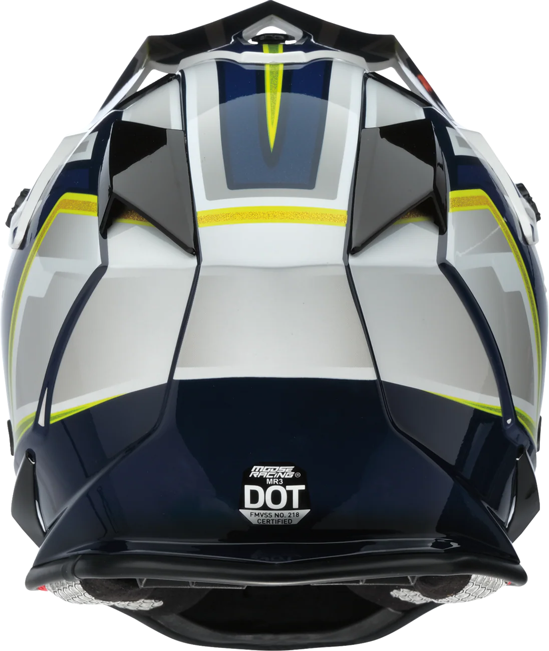 MOOSE OFFROAD MR3 Helmet - F.A.F. - White/Navy/Green - 2XL 0110-8947 - Image 4