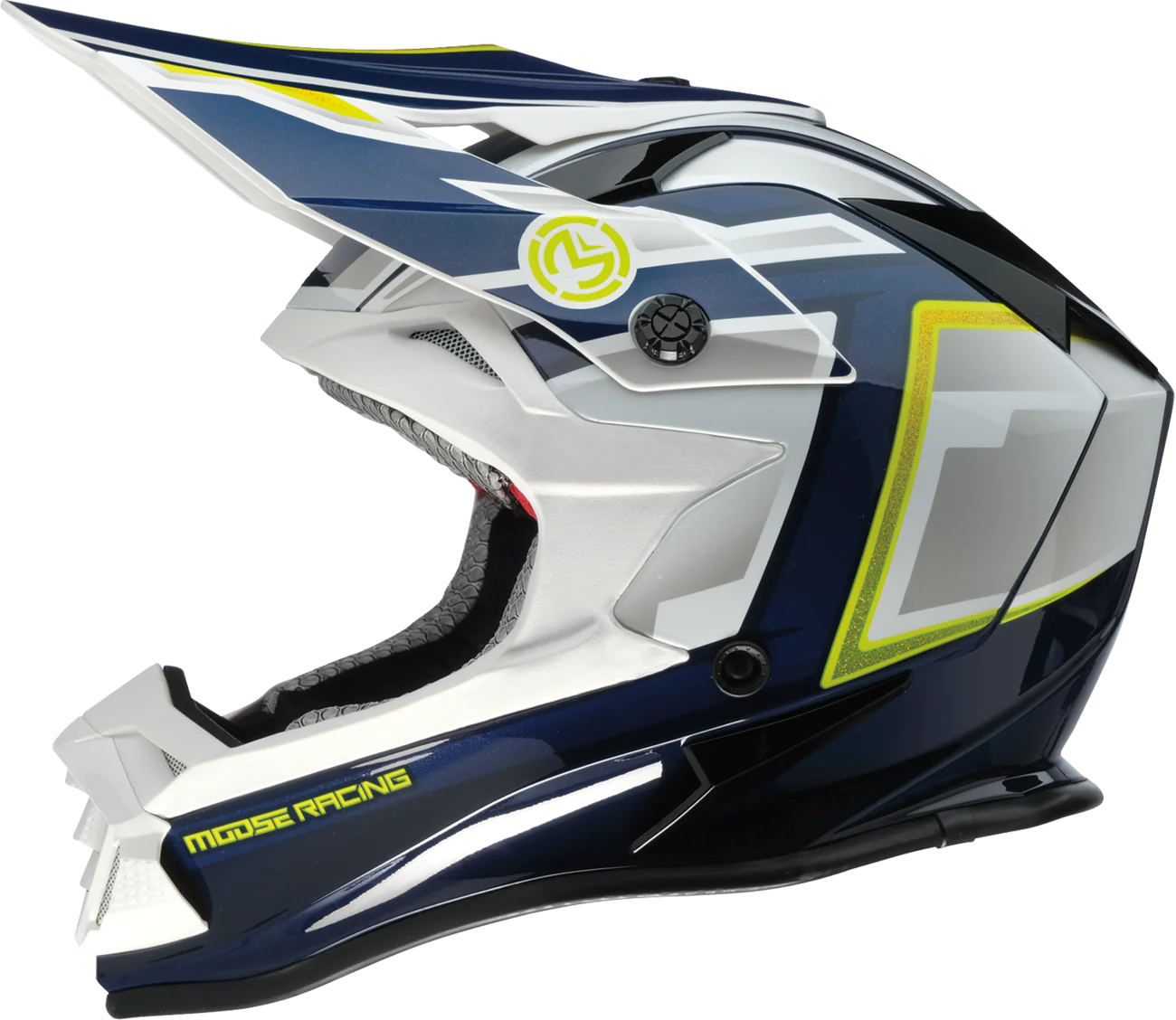 MOOSE OFFROAD MR3 Helmet - F.A.F. - White/Navy/Green - XL 0110-8946