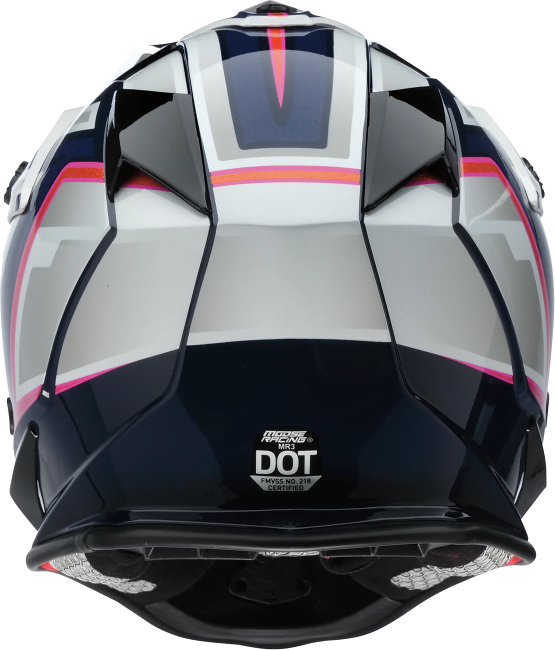 MOOSE OFFROAD MR3 Helmet - F.A.F. - White/Navy/Pink - 2XL 0110-8952 - Image 2