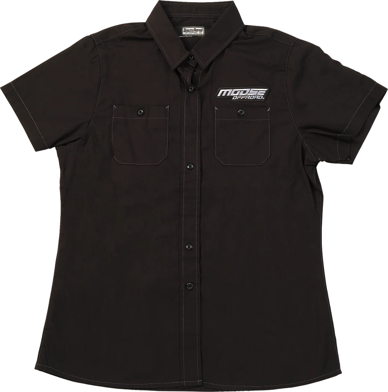MOOSE OFFROAD Women's Moose Offroad Shop Shirt - Black - XL MRS01S7BCHXR