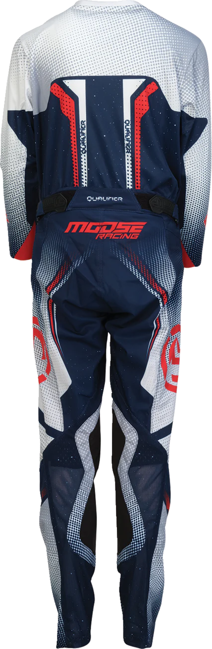 MOOSE OFFROAD Youth Qualifier? Pro Pants - Red/White/Blue - US 18 2903-2651 - Image 2