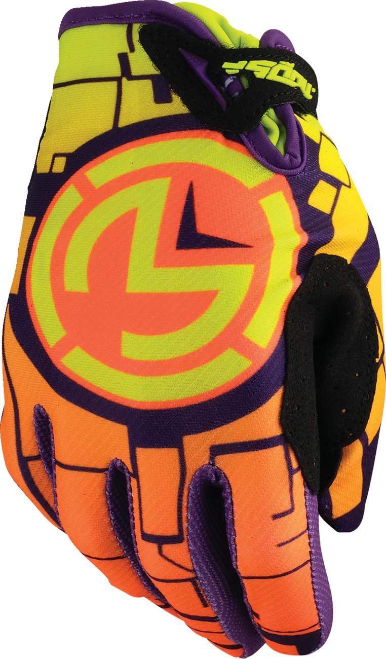 MOOSE OFFROAD Youth SX1™ Gloves - Orange/Green - Large 3332-1890