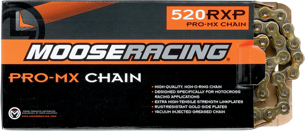 MOOSE RACING 520 RXP - Pro-MX Chain - Gold - 120 Links M574-00-120