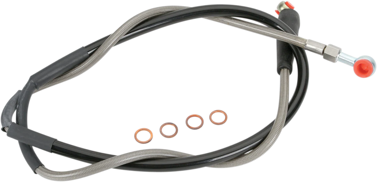 MOOSE RACING Brake Line - Front - Stainless Steel - Husqvarna/KTM K01-1-027/P
