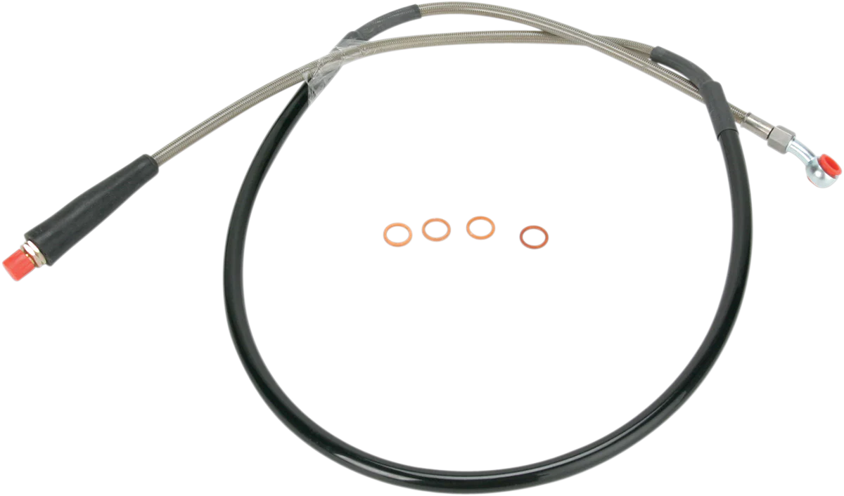 MOOSE RACING Brake Line - Front - Stainless Steel - Suzuki S01-1035