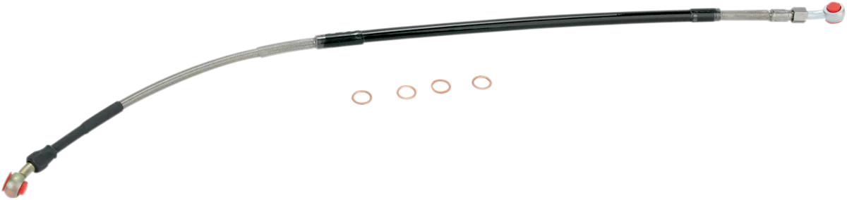 MOOSE RACING Brake Line - Rear - Stainless Steel - DR-Z 400 SM S01-2-035/P