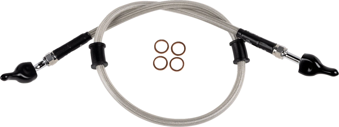 MOOSE RACING Brake Line - Stainless Steel H02-2-047/P - Image 2