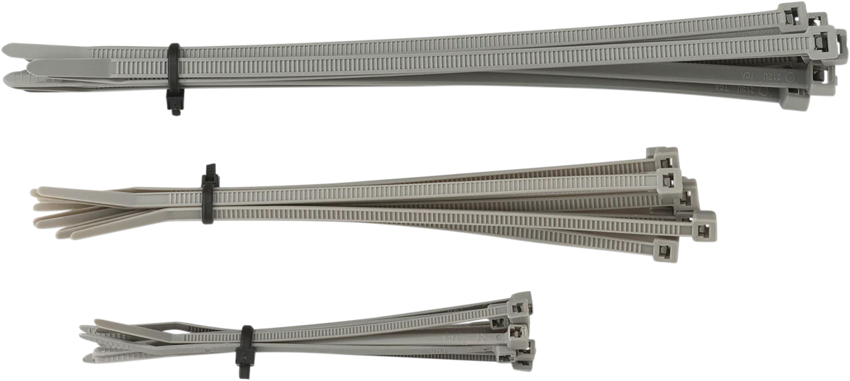 MOOSE RACING Cable Ties - Grey - 30-Pack 303-4688