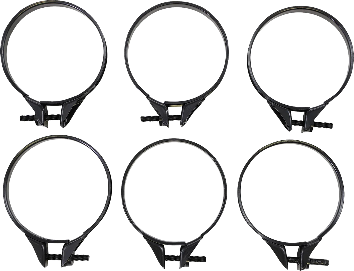 MOOSE RACING Carburetor Clamps - 55-58 mm - 6-Pack 110-1058