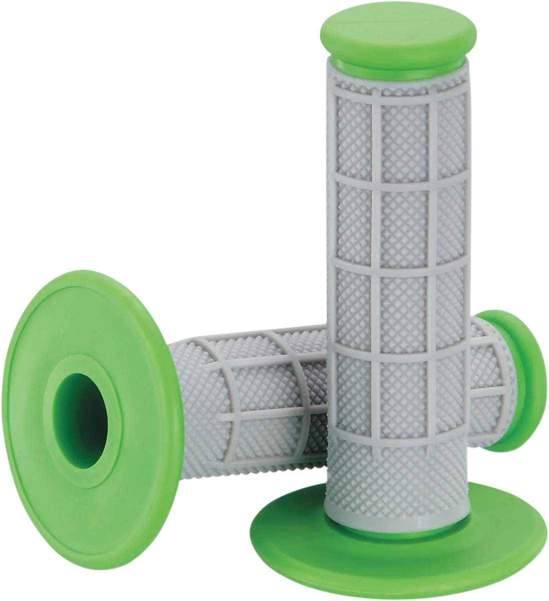 MOOSE RACING Grips - Qualifier - Half Waffle - Green 1MG0715-EGM