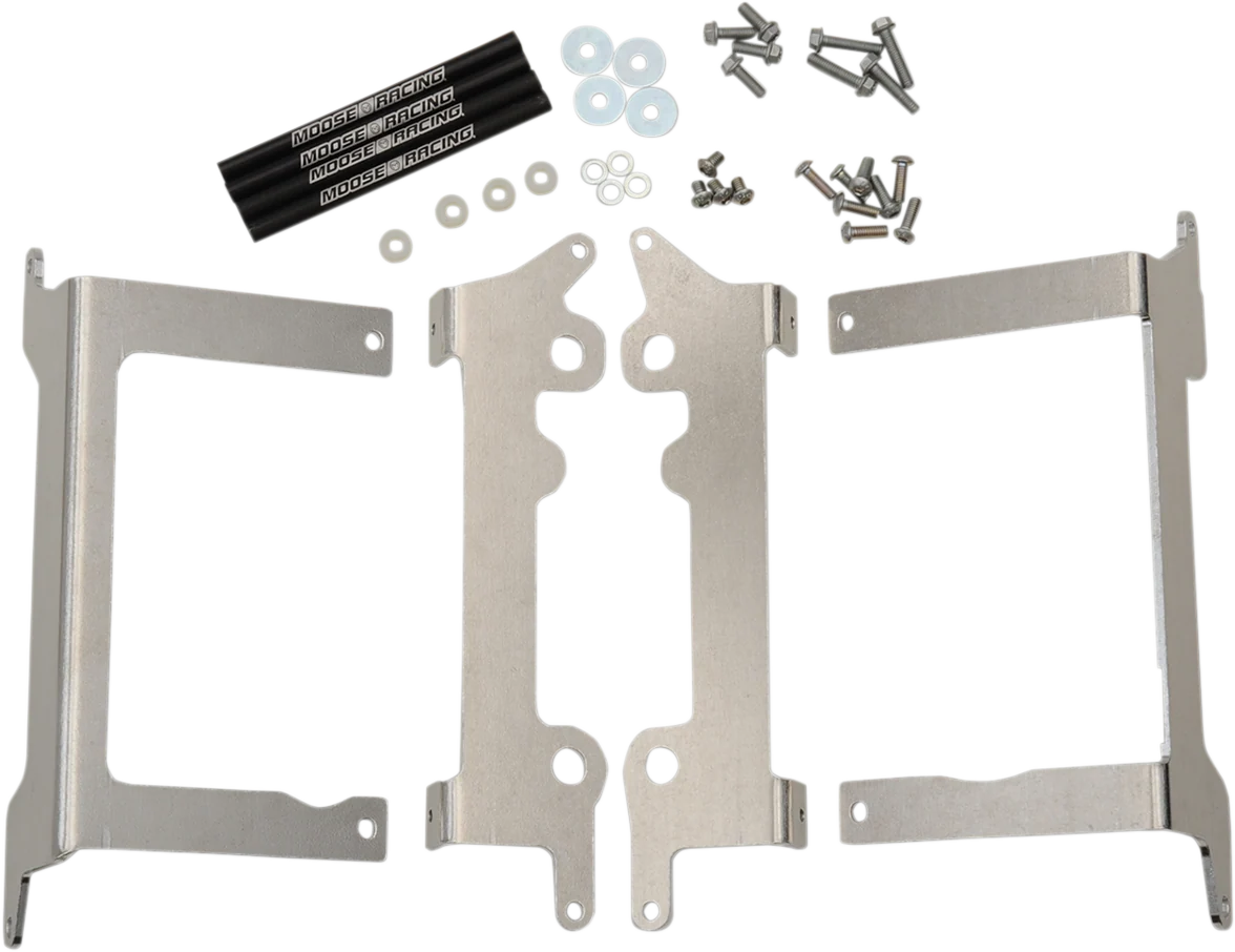 MOOSE RACING Radiator Braces - Silver - Beta 11-402